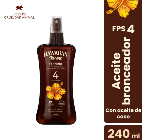 HT TANNING OIL SPRAY SPF 4 240 ML
