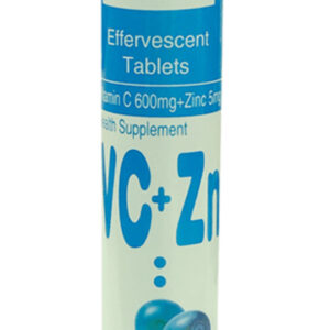Provita Effervescent Tablets Vitamin C 600mg, zinc 5mg Health Supplement Tablet, Blueberry flavor, 80gm