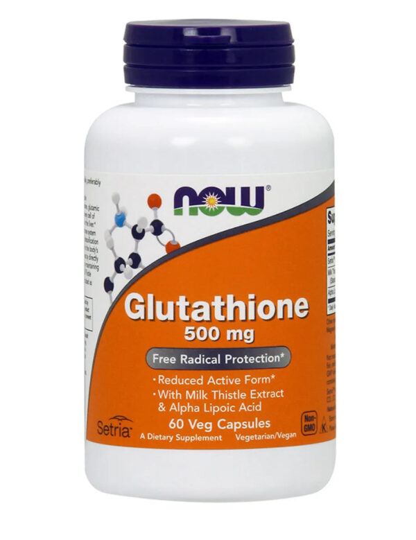 NOW - Glutathione 500 mg 60 Veg Capsules