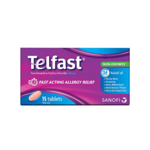 Telfast 180 mg Tablets 15's