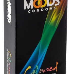 Moods Coloured Condoms, 12 Pieces
