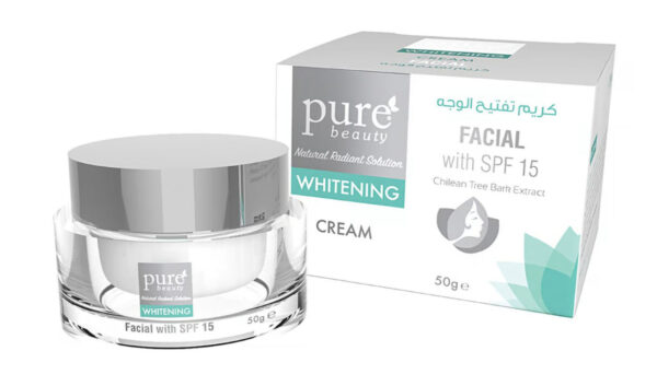 Pure Beauty Whitening Facial with SPF15 Cream – 50g