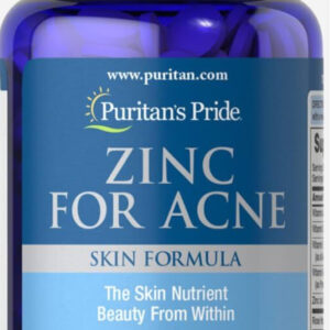 Puritan's Pride Zinc for Acne Mineral Supplement - 100'S