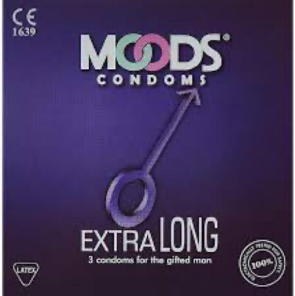 Moods Condoms 3 Pcs - Extra Long