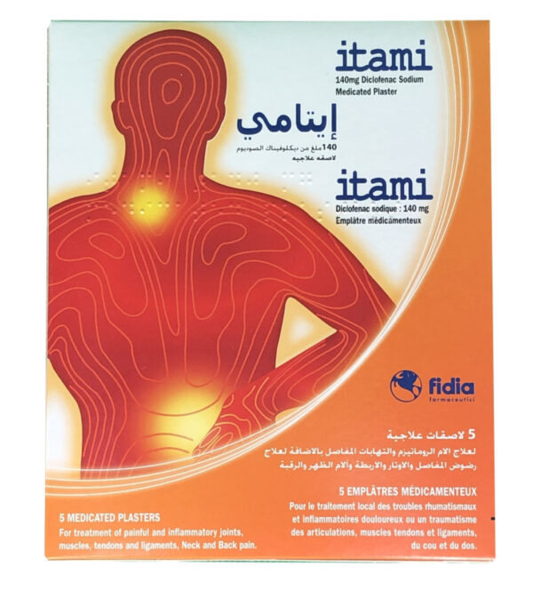 Itami 140mg Medicated Plaster 5s