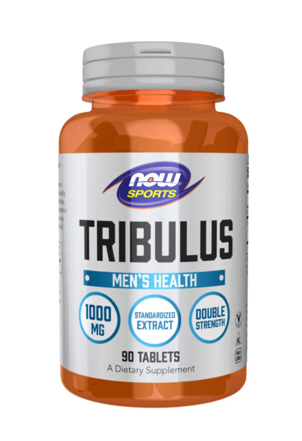Now Sports 1000mg, Double Strength Tribulus Dietary Supplement Tablets For Men, Pack of 90's