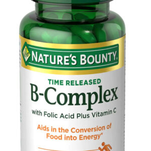 Nature's Bounty B-Complex Timed Released + Vitamin C Tablets 125's