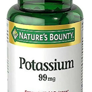 Nature's Bounty Potassium 99mg Caplets 100's