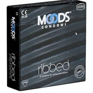 MOODS Ribbed 3 Condoms