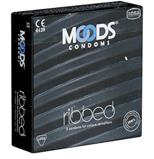 MOODS Ribbed 3 Condoms