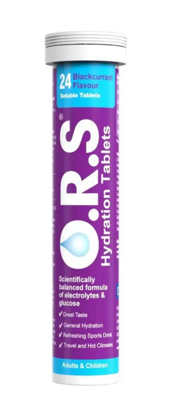 ORS Blackcurrant Soluble Tablets 24's