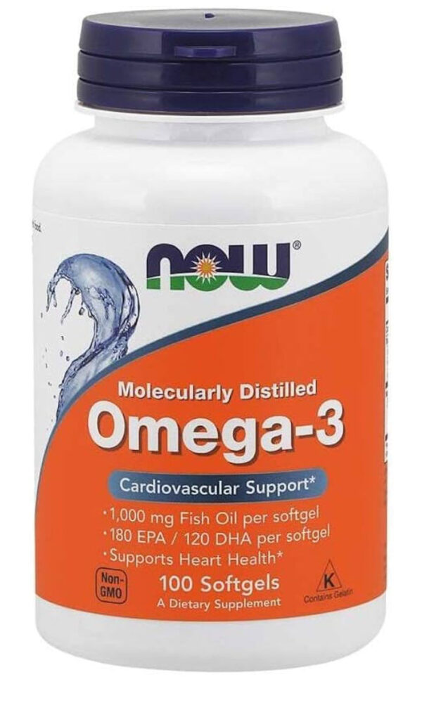 Now Foods Omega-3 1000Mg Softgels 100'S