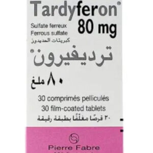 Tardyferon 80mg Iron Supplement Tablets, Pack of 30's