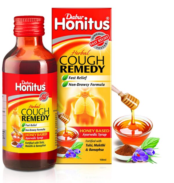 Dabur Honitus Herbal Cough Syrup 100ml