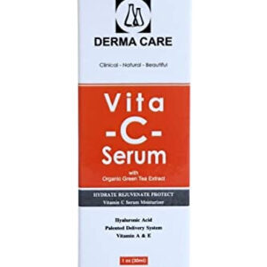 Derma care Vita C Serum anti aging with organic green tea extract and Hyaluronic Acid & vitamin A&E 30 ml