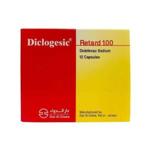 Diclogesic Retard 100Mg 12 Capsules