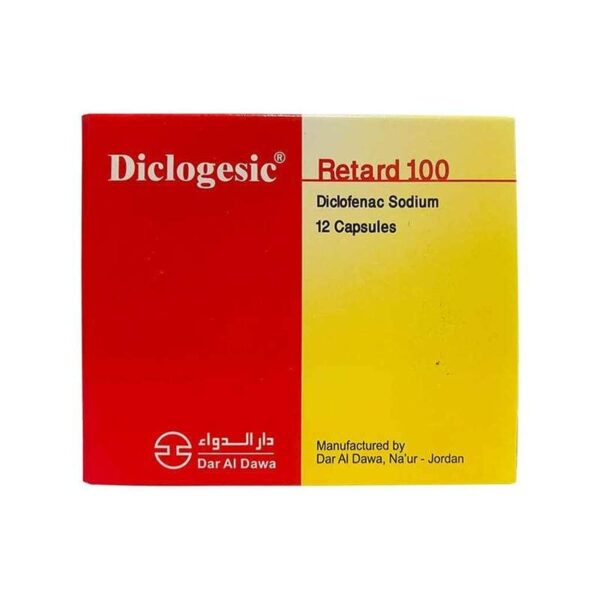 Diclogesic Retard 100Mg 12 Capsules
