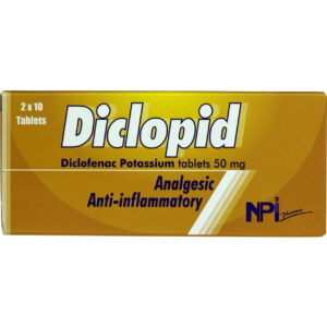 Diclopid 50mg Tablets 20 Pieces