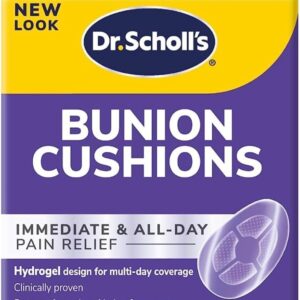 Dr. Scholl's Duragel Bunion Cushion For Shoe Friction Protection & Immediate All Day Pain Relief, 5 Pieces