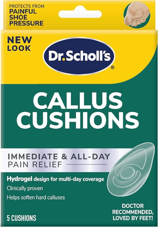 Dr. Scholl's DuraGel Callus Cushion Immediate & All Day Pain Relief 5ct