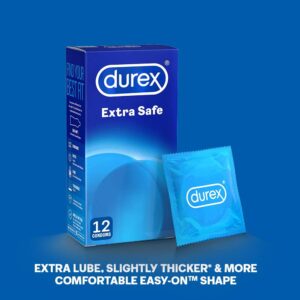 Durex Extra Safe Slightly Thicker Condom Clear 12 PCS