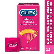 Durex Intense Pleasure Condom 12 pcs