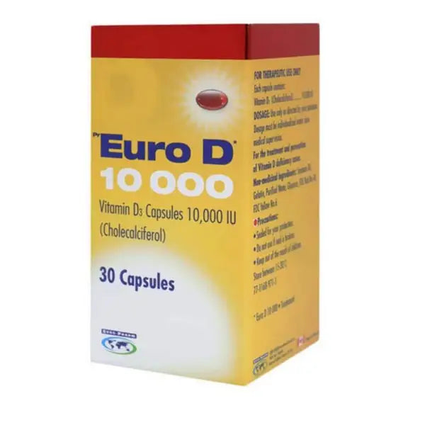 Euro D 10000 Iu 30 Caps
