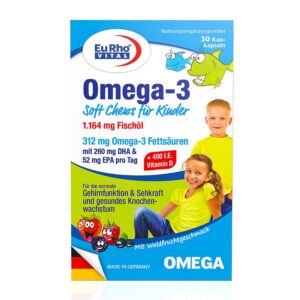 EuRho VITAL OMEGA-3 SOFT CHEWS FOR KINDER