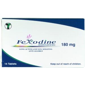 Fexodine 180 mg Tablets 14's