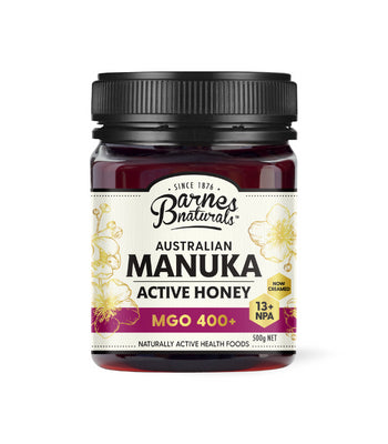 Barnes Naturals Mgo-400 Australian Manuka Active Honey, 250g