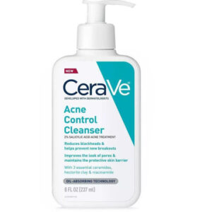 CERAVE ACNE CONTROL CLEANSER WITH SALICYLIC ACID - 8FLOZ