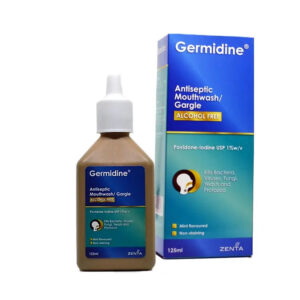 Germidine Antiseptic Mouthwash/Gargle Alcohol Free 125 mL