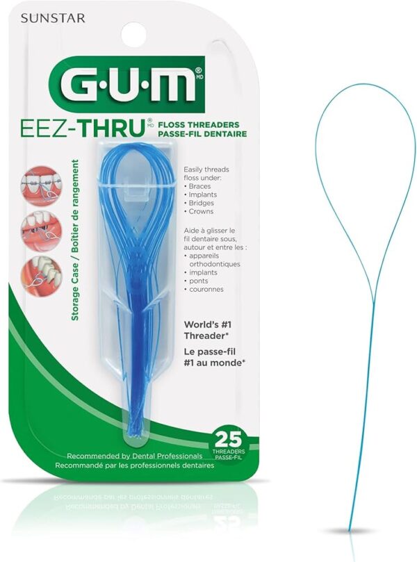 Butler Gum Eez-Thru Floss Threaders 840 M