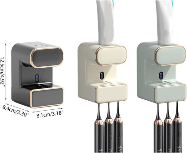Automatic Toothpaste Dispenser Wall Mount Toothpaste Squeezer