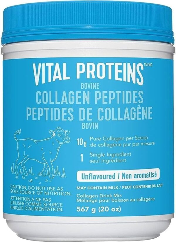 Vital Proteins Collagen Peptides Unflavoured Powder For Hair, Skin & Nails 567g