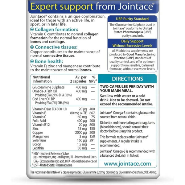 Vitabiotics Jointace Omega-3 Capsules 30's