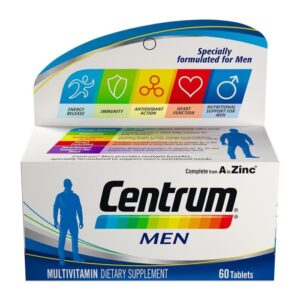 Centrum Men A To Zinc Multivitamin Tablets 60's Bottle