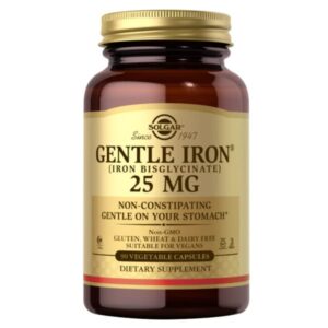 Solgar Gentle Iron 25mg Vegetable capsules 90's