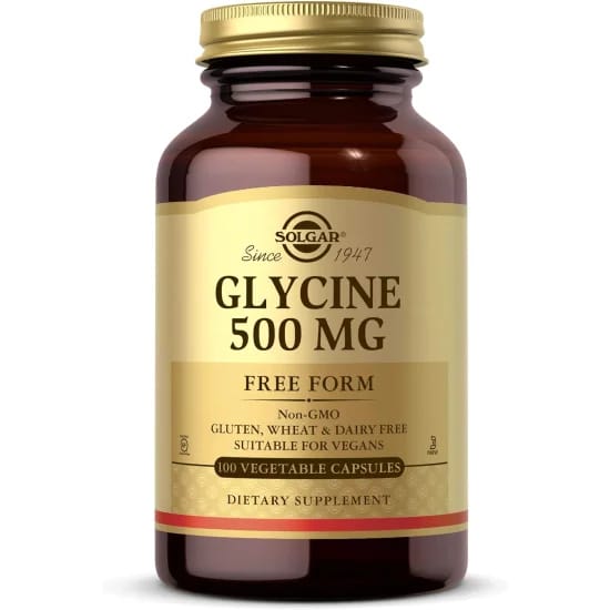 Solgar Glycine Vegetable capsules 500mg 100's