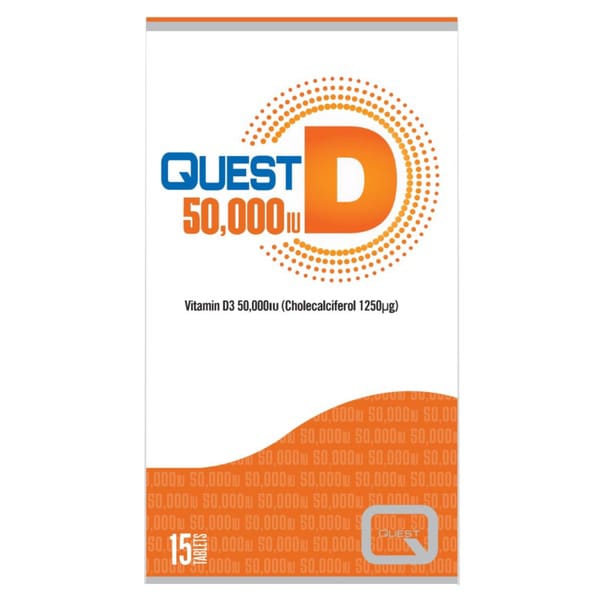 Quest D 50,000 15's Tablets