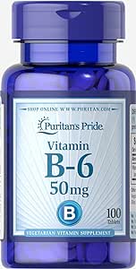 Puritans Pride B6 50Mg 100S