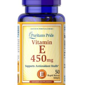 Puritan's Pride Vitamin E 450 – 50 Softgels