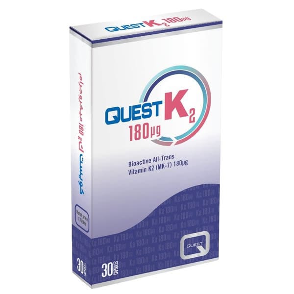 Quest K2 180µg Capsules, Pack of 30's