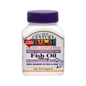 21ST CENTURY Fish Oil 1000 mg, 30 softgels