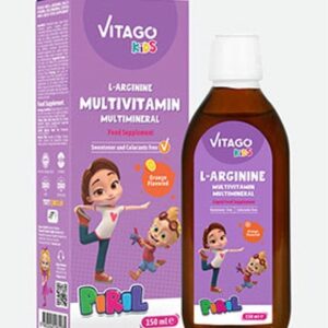 VITAGO KIDS MULTIVITAMIN L-ARGININE PIRIL SYRUP 150ML