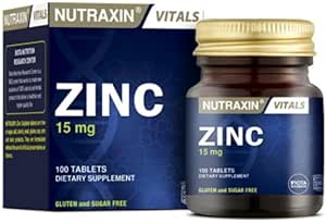 NUTRAXIN VITALS ZINC 15MG 100 TABS