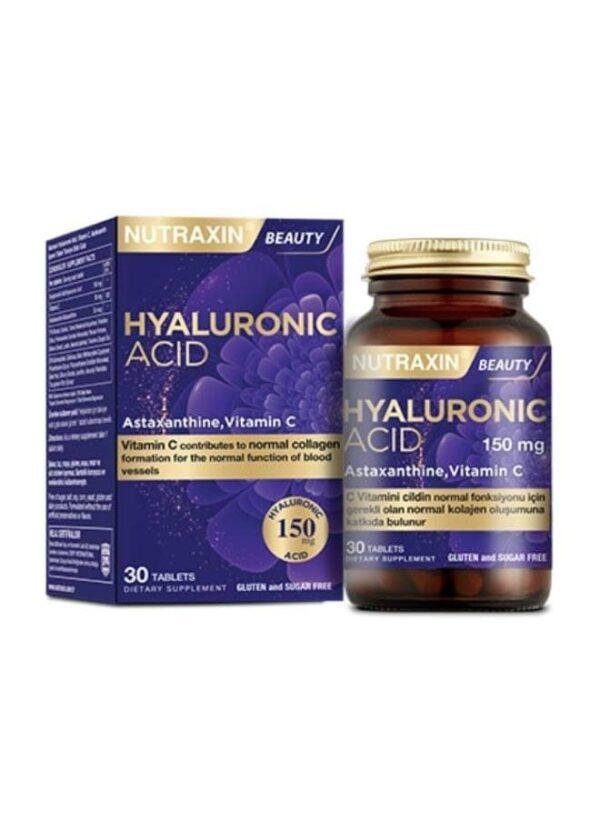 Nutraxin Beauty Hyaluronic Acid 30 Tablets