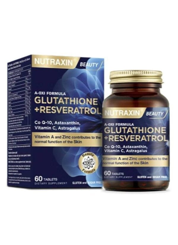 A Oxi Formula Glutathione Plus Resveratrol For Healthy Skin 60 Tablet