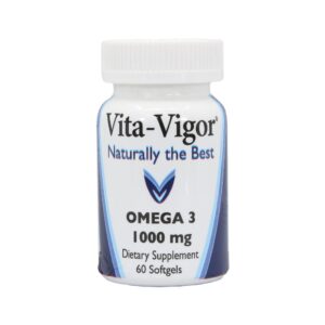 Vita Vigor Naturally Best Omega 3, 60 Softgels