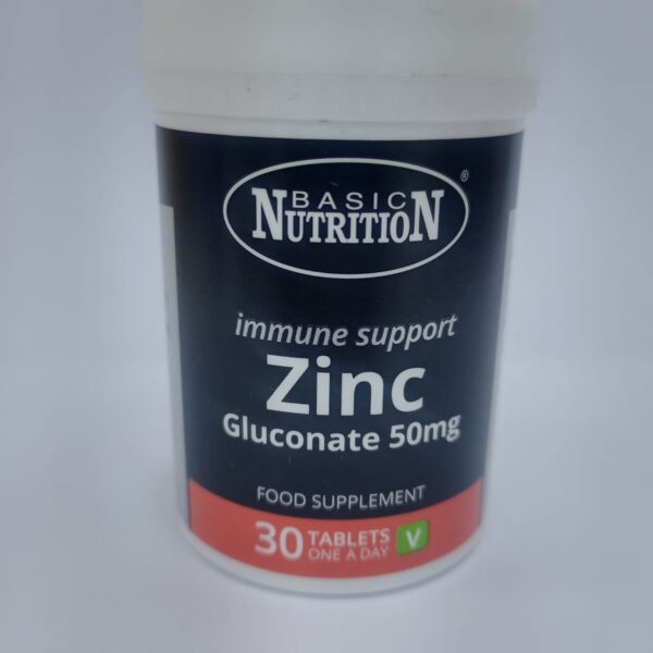 BASIC NUTRITION ZINC GLUCONATE 50MG 30'S